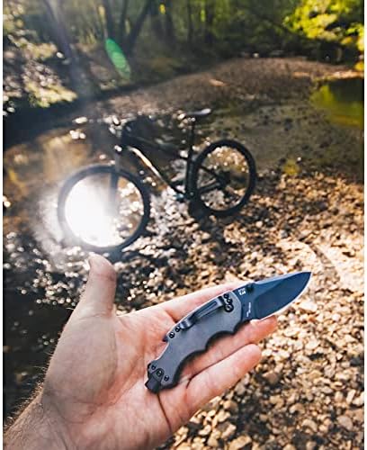 Kershaw Shuffle DIY Compact Multifunction Pocket Knife (8720), 2.4 Inch 8Cr13MoV Steel Blade with Black Oxide Coating, Every Day Utility Knife with Carbon Strength and High Tech Function, 3.5 oz.,Gray
