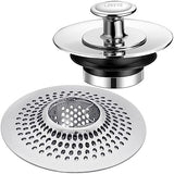 LEKEYE Shower Drain Hair Catcher | Bathtub Stopper/Strainer Stainless Steel Drain Protector