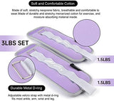 Ankle Weights A Pair of 1/2/3/4/6/8/10/12/20 LBS Wrist Leg Arm Weights for Women Men kids child with Adjustable Straps, Strength weighted for Physical Therapy Running Walking Fitness Gym Workout