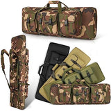 DULCE DOM 32/36/42/48/52 inch Double Rifle Case Soft Bag Gun Case, Perfect for Rifle Pistol Firearm Storage and Transportation, All Around Shooting Range Tactical Rifle Backpack, Indoor Outdoor