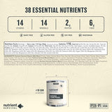 Nutrient Survival Potato Flakes, Powdered Vitamin Potato (30 Servings) for Mashed Potatoes, Soups, Emergency Food Supply & Camping Supplies, 38 Nutrients, Shelf Stable Up to 25 Years, One Can