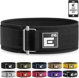 Self-Locking Weight Lifting Belt - Premium Weightlifting Belt for Serious Functional Fitness, Weight Lifting, and Olympic Lifting Athletes - Lifting Support for Men and Women - Deadlift Training Belt