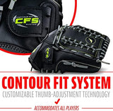 Franklin Sports Baseball + Softball Gloves - Field Master Adult + Youth Baseball + Softball Gloves - Right Hand + Left Hand Gloves - Infield + Outfield Mitts - Multiple Sizes + Colors