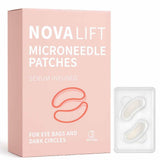 NOVALIFT MicroGlow Eye Patches,Under Eye Patchs Hyaluronic Acid Eye Mask for Dark Circles for Women, Forehead Wrinkle & Smile Line Patches (1BOX(3 Pairs))