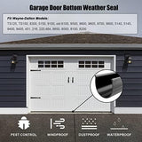 Replacement Wayne Dalton Garage Door Bottom Weather Seal 154448 for Weather Stripping Fit 9 feet Wide Doors (9 feet)