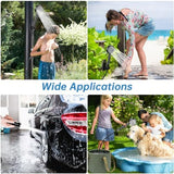 AlpsWolf Portable Shower for Camping, 6000mAh Rechargeable Camping Shower with Digital Power & Temperature Display, Portable Shower for Camping, Beach, Hiking, Outdoor Travelling, Pet Cleaning