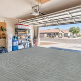 Sorbus 48Sq. Ft. Wood Grain Floor Tiles Foam Mat EVA Interlocking Mats Tile 3/8-Inch Thick Flooring Wood Puzzle Exercise Mats w/Borders - Home Playroom Basement, Apartment, Trade Show, Baby, Dance