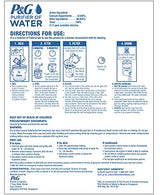 P&G Purifier of Water Portable Water Purifier Packets. Emergency Water Filter Purification Powder Packs for Camping, Hiking, Backpacking, Hunting, and Traveling. (12 Packets)