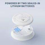 HOMEAEGIS Smoke and Carbon Monoxide Alarm, 10-Year Battery, 3-Pack