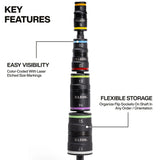 Klein Tools 32934M Impact Driver, 8-in-1 Metric Socket Set, 4 Flip Sockets with 7, 8, 10, 12, 13, 14, 15 and 17mm Nut Driver Sizes, Impact Rated 6-1/2-Inch Shaft