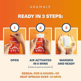 Bramble Hand Warmers Disposable Bulk Up to 10 Hours of Heat for Cold Weather, Ski, Camping & Outdoor Activities | Air Activated Instant Heat Packs for Body, Feet, Adult & Kids