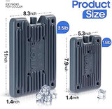 Yitote (3.5LB) Pre-Filled Hard Ice Packs for Coolers Long Lasting Reusable(2Packs),Cooler Ice Packs for Lunch Bags,Lunch Box Ice Packs Reusable Freezer Packs for Cooler Backpack.