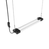 DYMOND BoostGro LED Seed Starter Grow Light Full Spectrum Linkable 5000k Daylight + 660nm Red + 450nm Blue Indoor Plant Lighting Fixture (2 FT, Black)