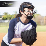 Champion Sports Steel Softball Face Mask - Classic Fielders Masks for Adults - Durable Head Guards - Premium Sports Accessories for Indoors and Outdoors - Multiple Styles