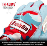 Franklin Sports MLB Youth Batting Gloves - Digitek Camo Baseball + Softball - Premium Leather - Many Sizes + Colors - Youth
