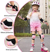 BOSONER Kids/Youth Knee Pads Elbow Pads Wrist Guards Set for 3-15 Years, Child Protective Gear Set for Roller Skates, Cycling, BMX Bike, Skateboard, Inline Skating, Scooter Riding Sports…