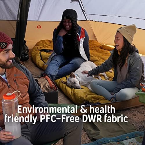 Kelty Tru.Comfort Doublewide 20 Degree Sleeping Bag – Two Person Synthetic Camping Sleeping Bag for Couples & Family Camping