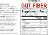 Sensitive Gut Fiber Supplement - Each Tub = 30 Scoops = 30 Day Supply - 6 Grams of Dietary Fiber Per Serving - with Galactomannan Guar Fiber, Baobab Fruit Powder (1 Tub)