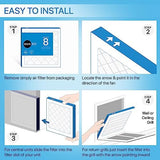 Simply 20x25x1 Air Filter, Merv 11, MPR 1000, 6 Pack, For Home AC Furnace & HVAC (Actual Size: 19.75"x24.75"x0.75") DUST, Pet, & Allergy Control