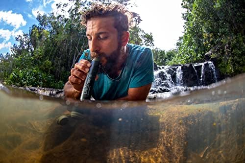 LifeStraw Personal Water Purifier for Hiking, Camping, Travel, and Emergency Preparedness