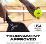 Franklin Sports X-40 Outdoor Pickleballs - Official Ball of USA Pickleball, APP Tour + Pickleball US Open - 3 Packs, 12 Packs, 36 Pickleball Buckets, 50, 100 + 400 Bulk Packs of Regulation Pickleballs
