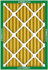 Filterbuy 16x20x2 Air Filter MERV 11 Allergen Defense (2-Pack), Pleated HVAC AC Furnace Air Filters Replacement (Actual Size: 15.50 x 19.50 x 1.75 Inches)