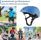 Kids Bike Helmet Ventilation & Adjustable Toddler Helmet for Ages 2-14 Kids Boys Girls Multi-Sport Helmet for Skateboard Roller Skateing Bicycle Scooter blance Bike