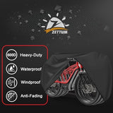Bike Covers for 3 Bikes - 600D Waterproof & Heavy Duty, Large Bicycle Cover for eBike, Mountain, Road, Hybrid, Beach Cruiser, Scooter