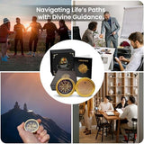 God's Path Compass – Communion & Confirmation Gift for Teenage Boys | Baptism Religious Gifts for Men, Christian, Catholic, Graduation | Sentimental & Inspirational Present – Greeting Card Included