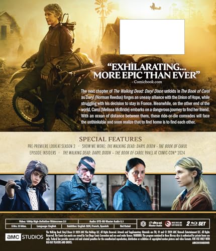 The Walking Dead: Daryl Dixon - Season 2 - Book of Carol [Blu-Ray]