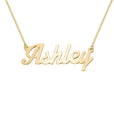 TSD Custom Dainty Name Necklace Personalized in Solid or Gold Plated or Sterling Silver by Jewlr, Customized Jewelry Necklace Gift for Women, Personalized with any Name or Word