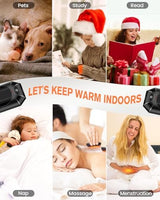 2 Pack AI Hand Warmer Rechargeable, Portable Electric Hand Warmers Reusable, USB Handwarmers, Outdoor/Indoor/Work/Studying/Camping/Hunting/Golf/Pain Relief/Game/Warm Gifts for Men Women Kids