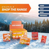 Bramble Hand Warmers Disposable Bulk Up to 10 Hours of Heat for Cold Weather, Ski, Camping & Outdoor Activities | Air Activated Instant Heat Packs for Body, Feet, Adult & Kids