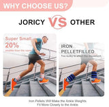 Ankle Weights A Pair of 1/2/3/4/6/8/10/12/20 LBS Wrist Leg Arm Weights for Women Men kids child with Adjustable Straps, Strength weighted for Physical Therapy Running Walking Fitness Gym Workout