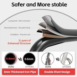 Step Ladder Foldable Folding Stool - for Home Adults Kitchen 3 Stepping Extension Tall Heavy Duty with Handrails - Closet Stepstool Stair Ladders Extendable Stepladder for Indoor House 600Lbs