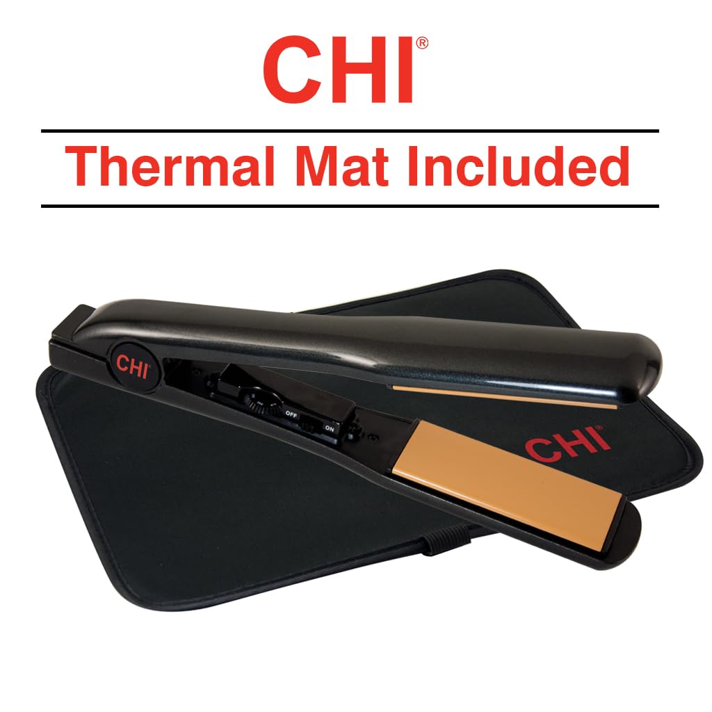 CHI Classic Tourmaline Ceramic Hairstyling Iron 1 1/2" in Onyx Black