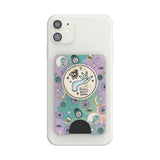 PopSockets Phone Wallet with Expanding Kickstand, Phone Card Holder, Nightmare Before Christmas - Sally'S Deadly Nightshade