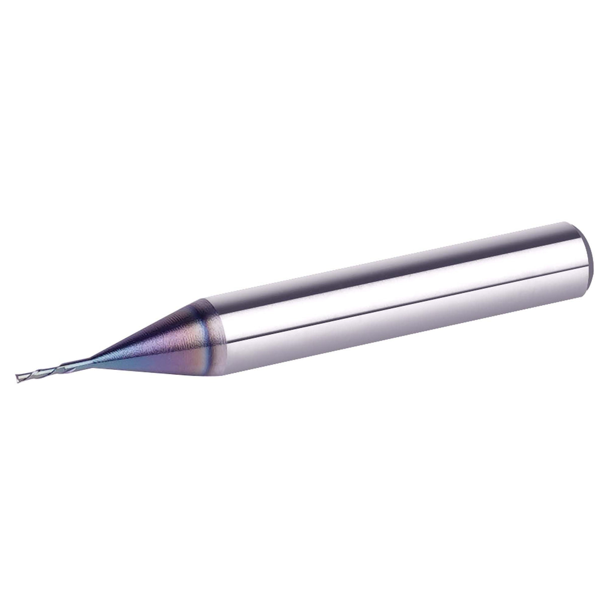 SpeTool 1/32 Down Cut CNC Router Bits 1/4 Inch Shank with TAC Long Life Coated , Solid Carbide Spiral End Mill Plunge Cut for Wood Engraving Carving