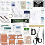 Everlit 180 Pieces Tactical First Aid Kit IFAK Molle EMT Pouch Outdoor Camping Emergency Kits for for Camping Boat Hunting Hiking Home Car Earthquake and Adventures Black