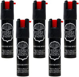 Police Magnum Compact Pepper Spray Self Defense- Tactical Maximum Heat Strength OC- Small Discreet Carry Canister- Made in The USA