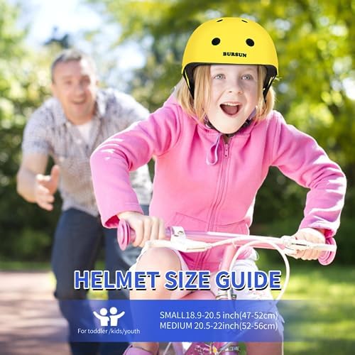 Kids Bike Helmet Ventilation & Adjustable Toddler Helmet for Ages 2-14 Kids Boys Girls Multi-Sport Helmet for Skateboard Roller Skateing Bicycle Scooter blance Bike