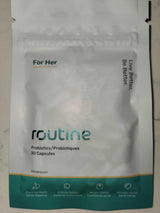 Routine Women's Daily Probiotics for Digestive and Feminine Health - 24 Billion CFU 30 Capsules - Dairy Free Organic Probiotics for Women