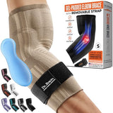 DR. BRACE® Elite Elbow Brace Support, Breathable Elbow Compression Sleeve with Gel Pad for Golfer's, Tennis Elbow & Tendonitis Treatment & Pain Relief 2024