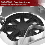 ARC Advanced Royal Champion ARC Propane Burner, 200,000 BTU Propane Stove with 0-20 PSI Regulator, Outdoor Burners for Cooking Gas Burner Gas Cooker Single Burner for Outdoor Cooking