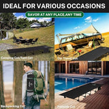 HITORHIKE Camping Cot Compact Folding Cot Bed for Outdoor Backpacking Camping Cot Bed