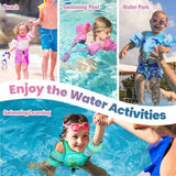 HeySplash Toddler Swim Vest, Toddler Floaties Fit 13-30 Lbs, Puddle Kids Jumper with Adjustable Strap, Pool Float Jacket Arm Floaties Baby Floatie Water Wing, Pool Sea Swimming Aid
