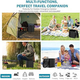 Portable Toilet, Upgraded 15'' toilet With Removable Paper Holder, Camping Toilet With A Load Capacity Of 450 Lbs, Portable Potty for Camping, Hiking, Road Trip, Car, RV, Tent, Beach, Truck Drivers