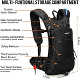 G4Free Insulated Hydration Backpack Pack with 2L BPA Free Bladder for Outdoor Running Hiking Cycling Camping