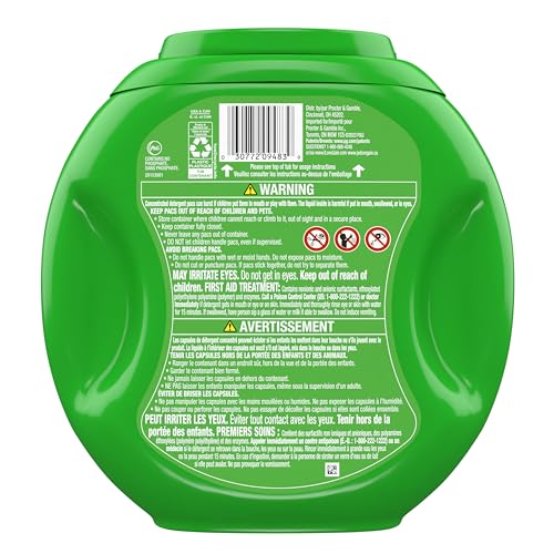 Gain flings Ultra Oxi Laundry Detergent Pacs 3-in-1 HE Compatible, Waterfall Delight Scent, 76 Count