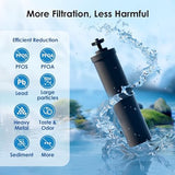 Waterdrop NSF/ANSI 42&372 Certified Water Filter, Replacement for Berkey® BB9-2® Black Filters, ProOne® or Alexapure® Gravity Water Filter System and Waterdrop King Tank Series, (Pack of 2)